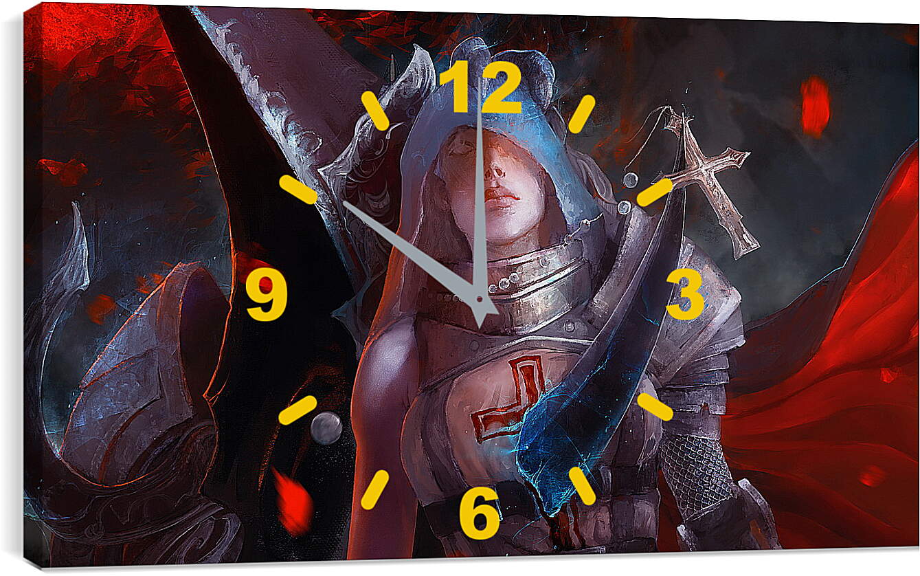 Часы картина - Diablo III: Reaper Of Souls