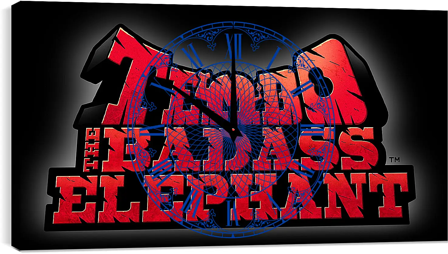 Часы картина - Tembo The Badass Elephant
