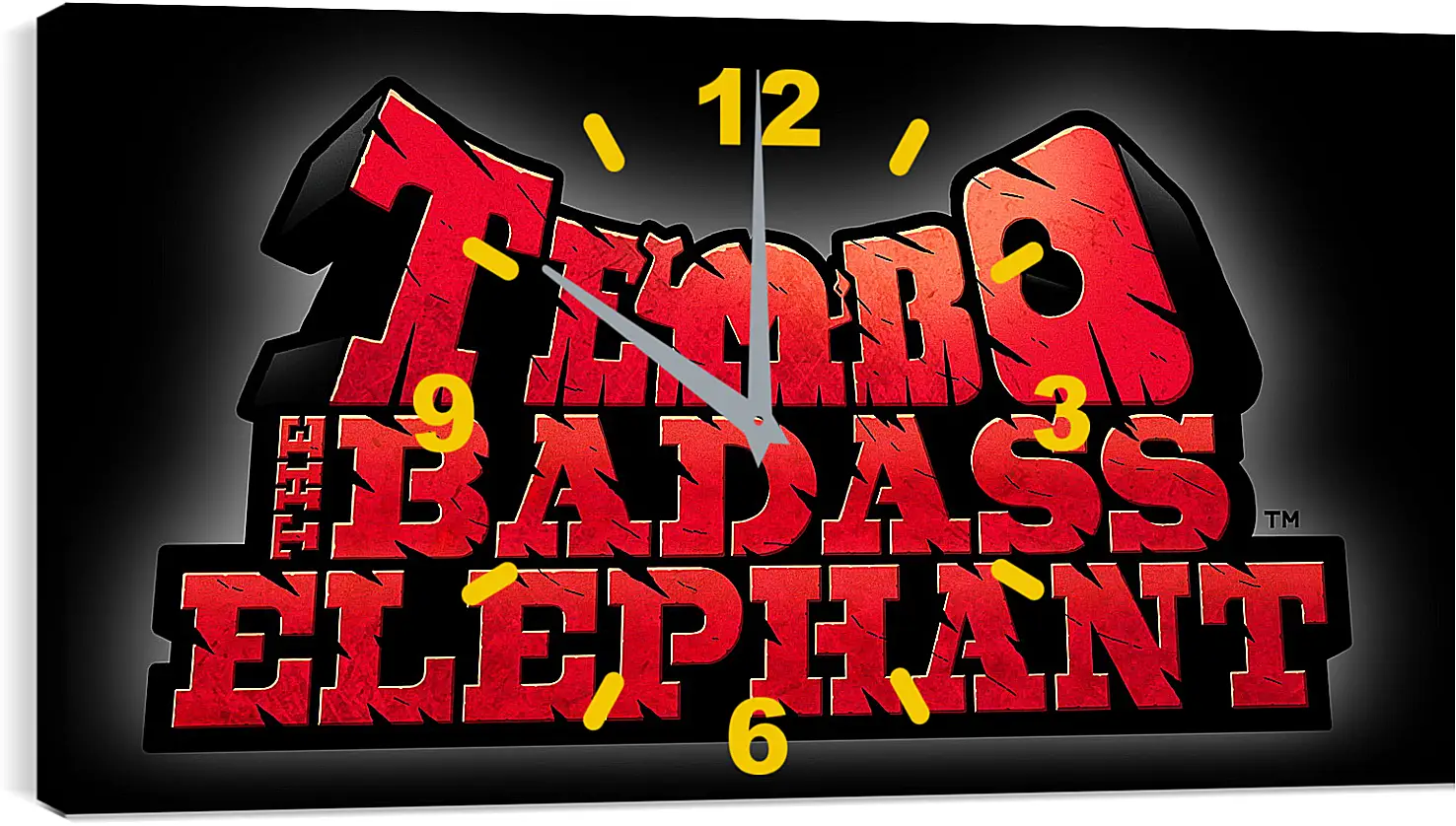 Часы картина - Tembo The Badass Elephant
