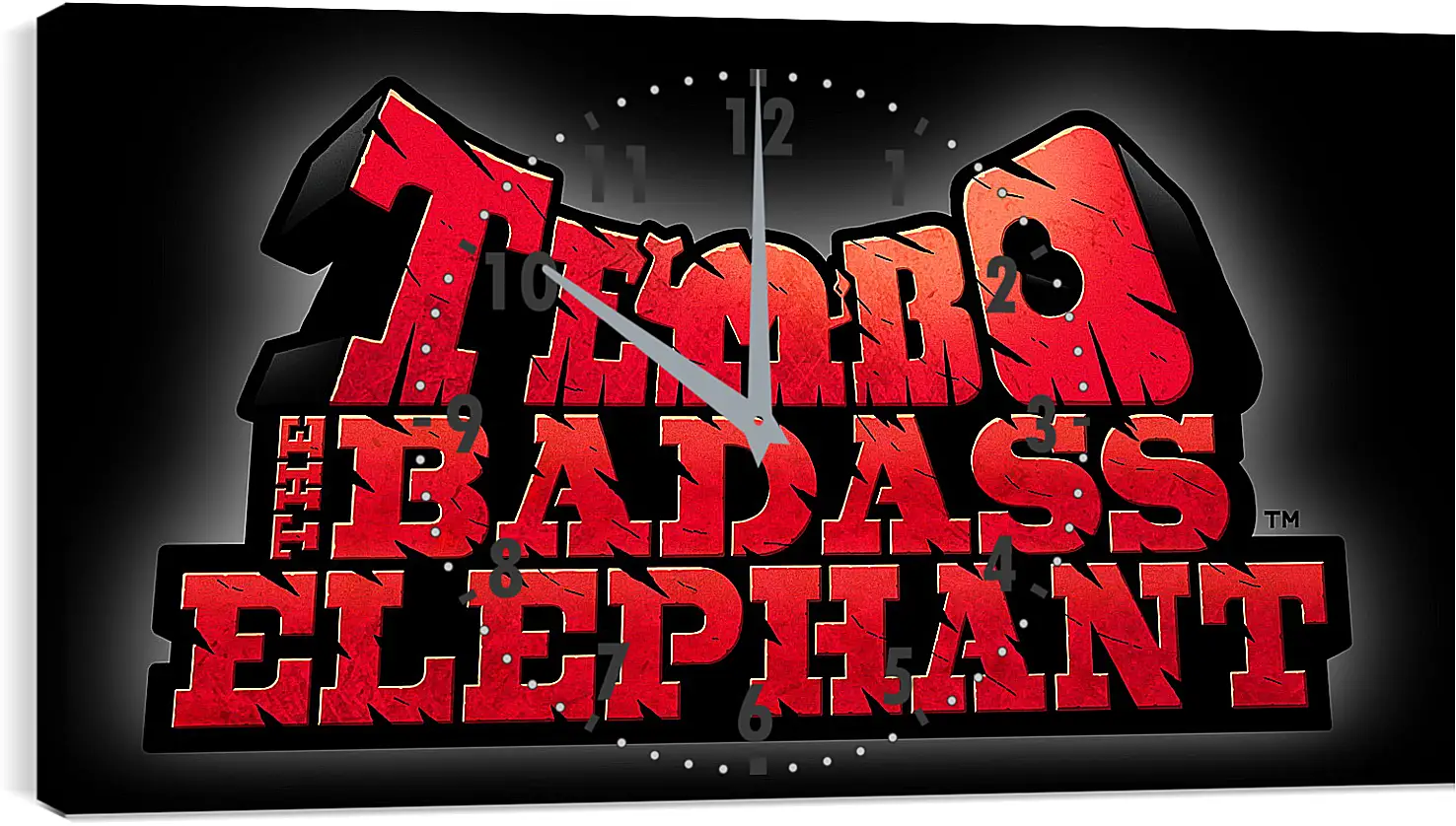 Часы картина - Tembo The Badass Elephant
