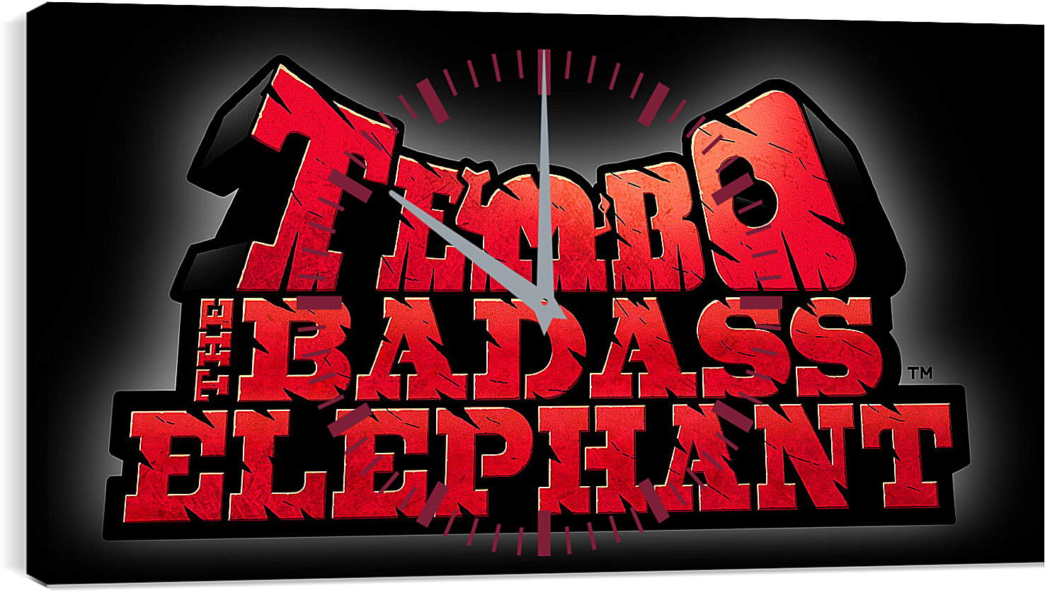 Часы картина - Tembo The Badass Elephant
