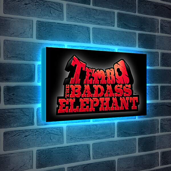 Лайтбокс световая панель - Tembo The Badass Elephant
