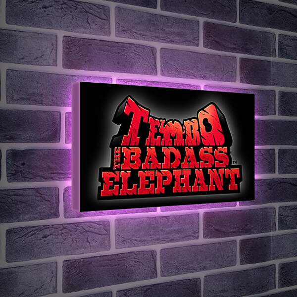 Лайтбокс световая панель - Tembo The Badass Elephant
