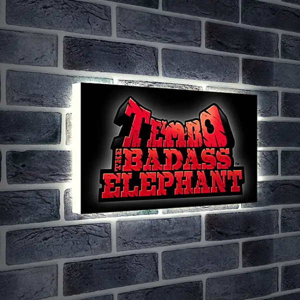 Лайтбокс световая панель - Tembo The Badass Elephant
