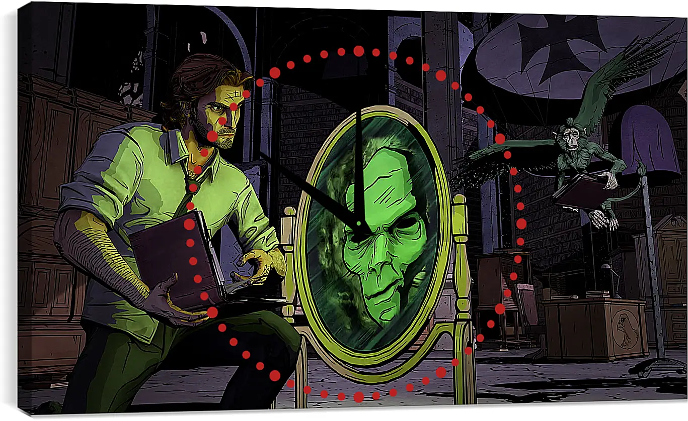 Часы картина - The Wolf Among Us
