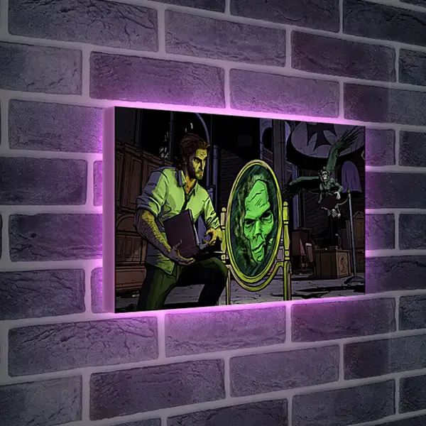 Лайтбокс световая панель - The Wolf Among Us
