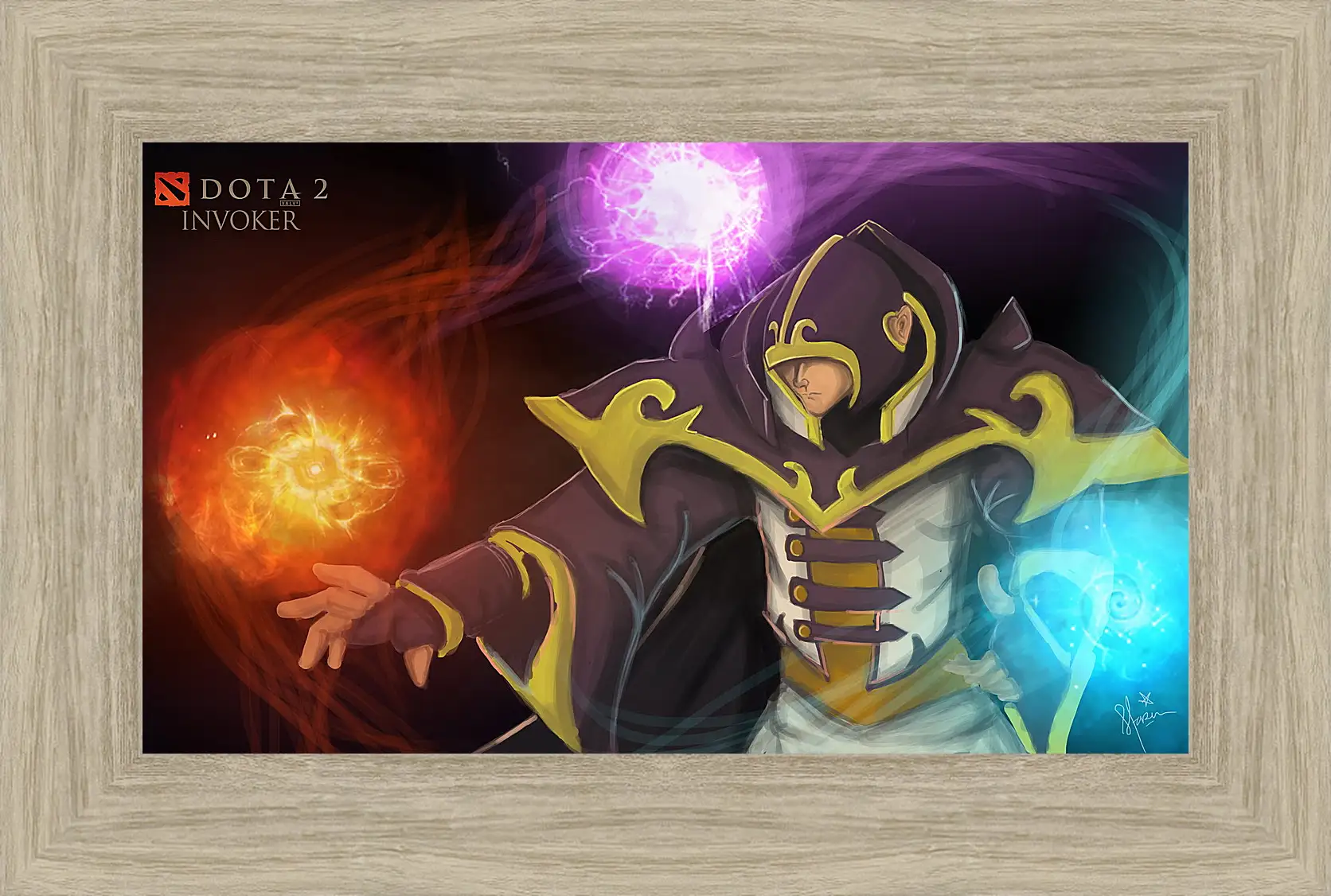 Картина в раме - DotA 2