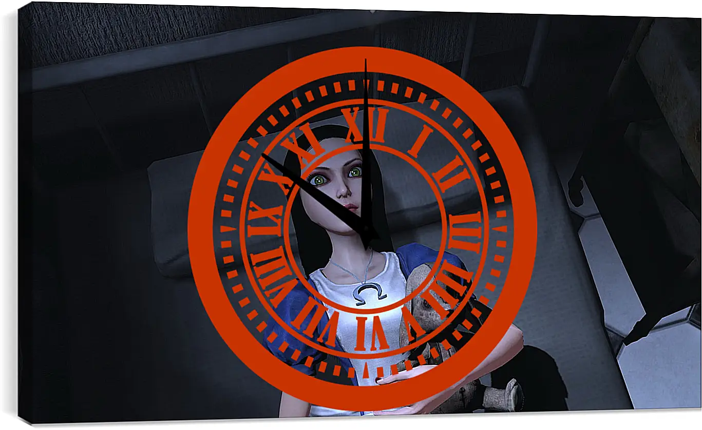 Часы картина - Alice: Madness Returns
