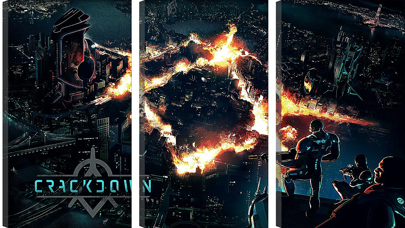 Модульная картина - Crackdown 3
