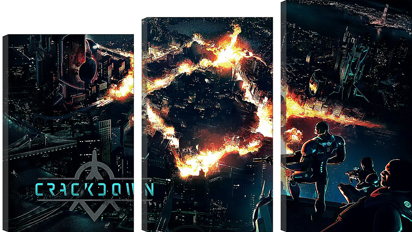 Модульная картина - Crackdown 3
