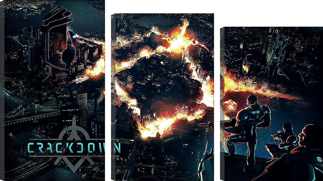 Модульная картина - Crackdown 3
