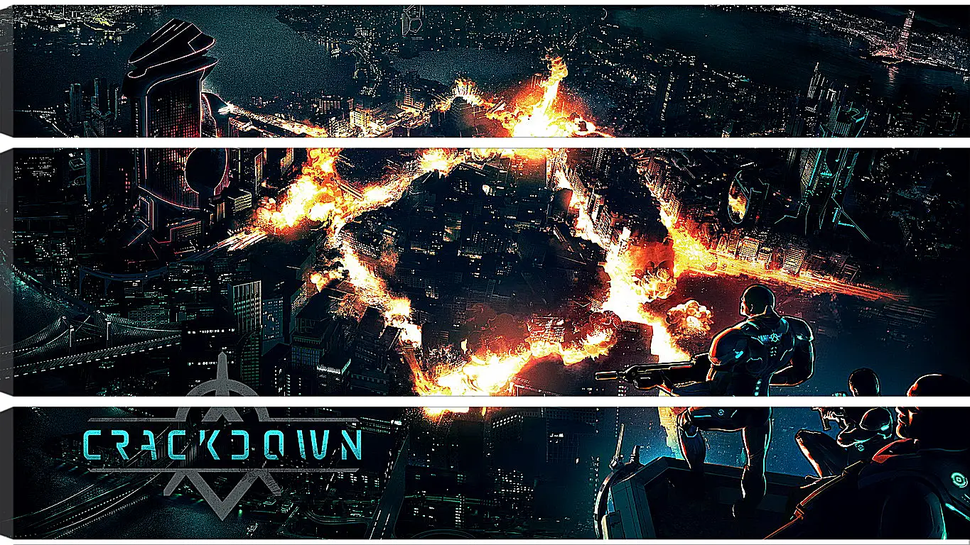 Модульная картина - Crackdown 3
