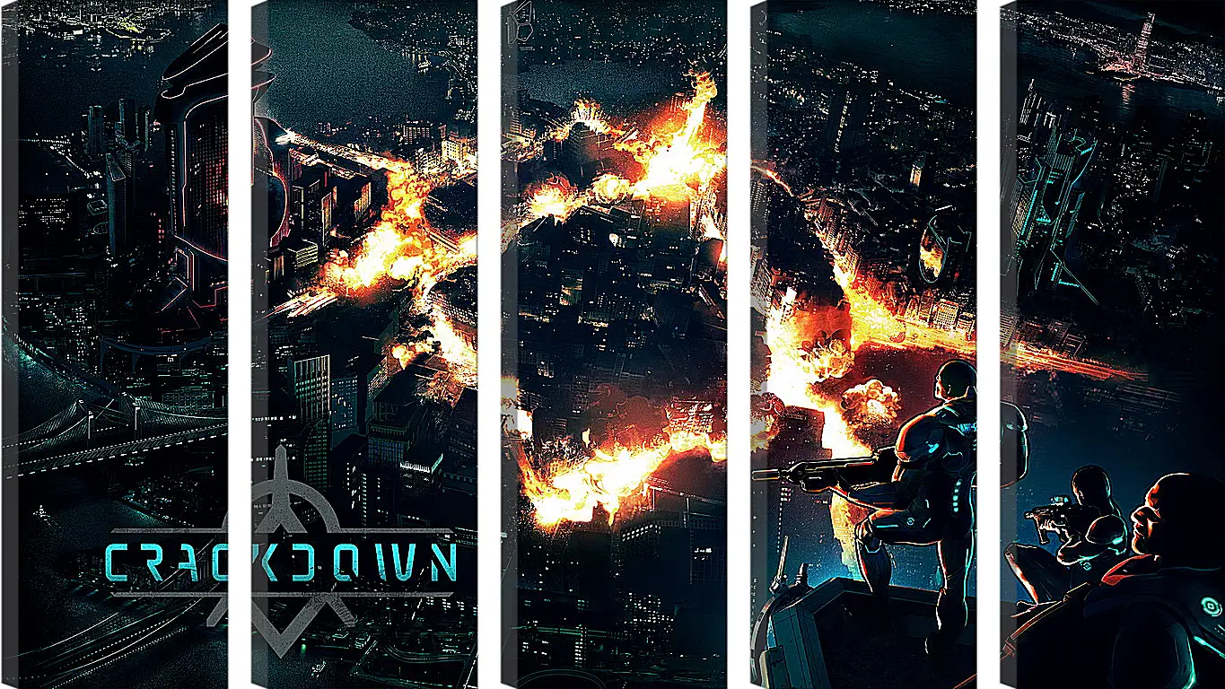 Модульная картина - Crackdown 3
