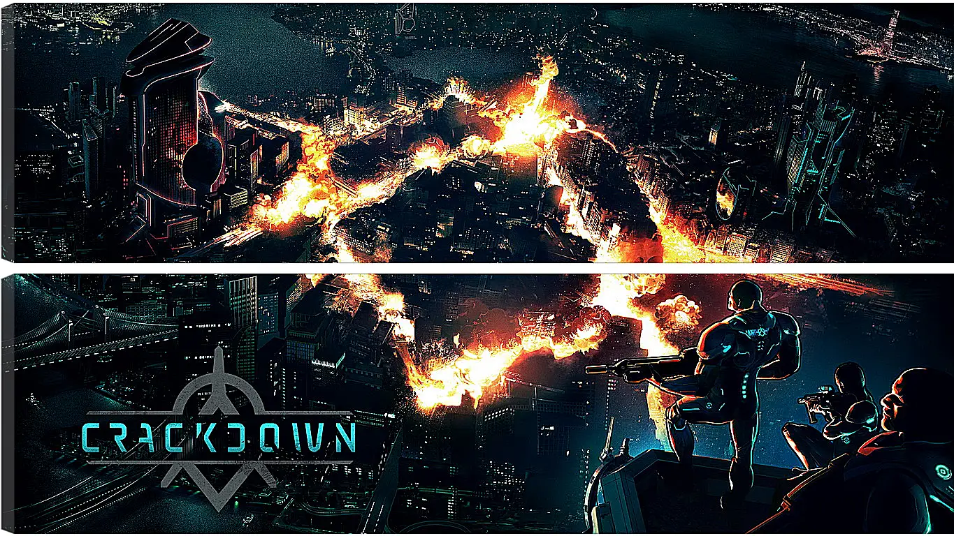 Модульная картина - Crackdown 3
