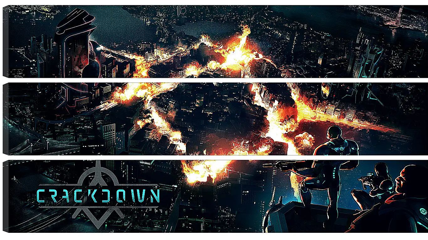 Модульная картина - Crackdown 3
