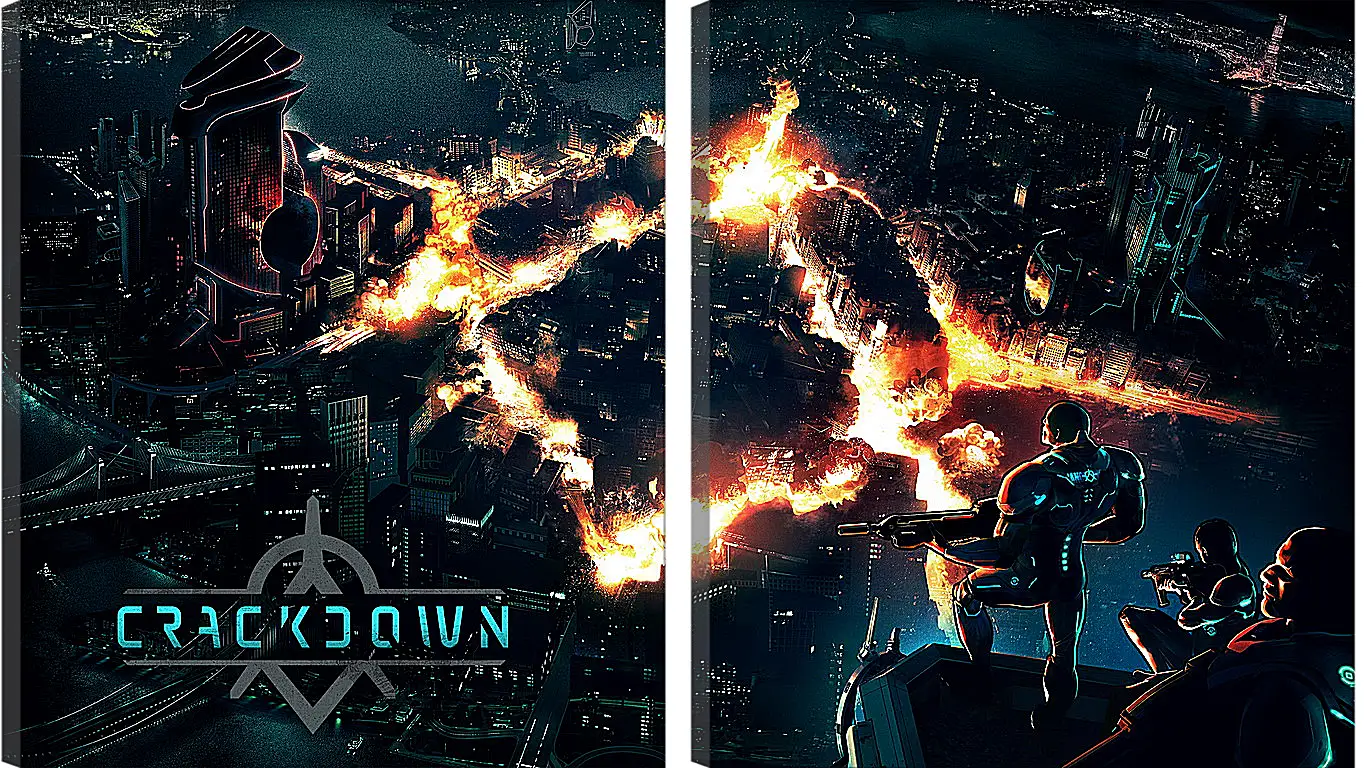 Модульная картина - Crackdown 3
