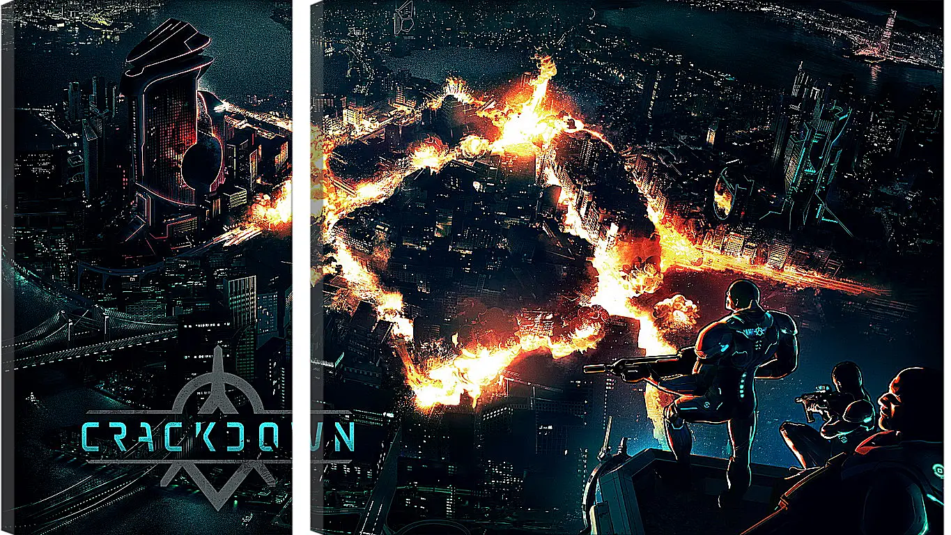 Модульная картина - Crackdown 3
