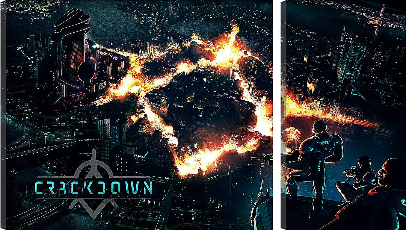 Модульная картина - Crackdown 3
