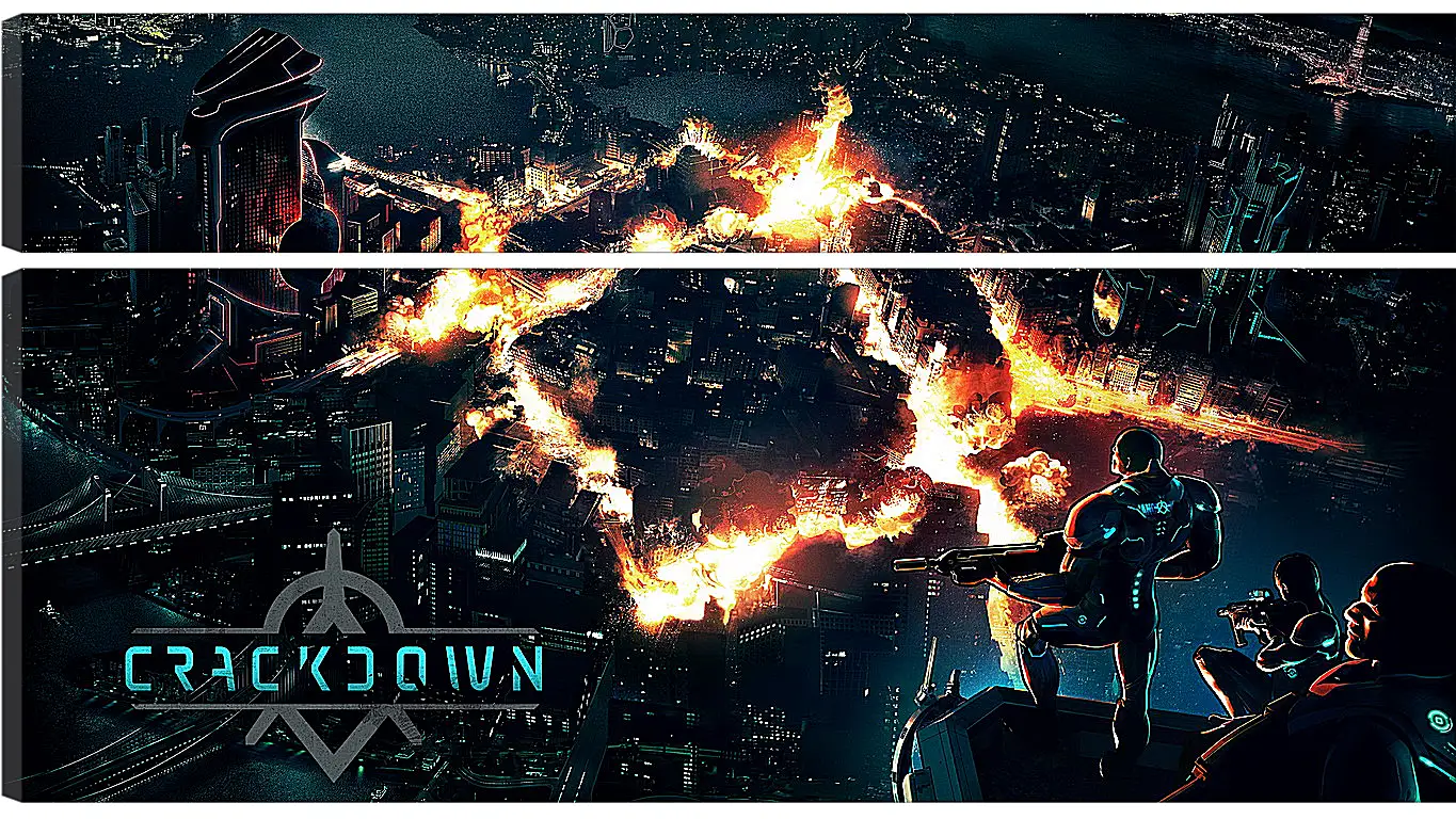 Модульная картина - Crackdown 3
