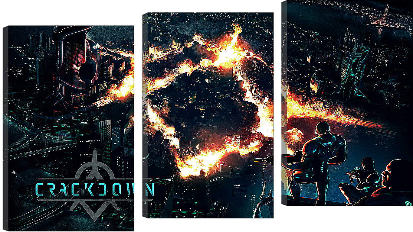 Модульная картина - Crackdown 3
