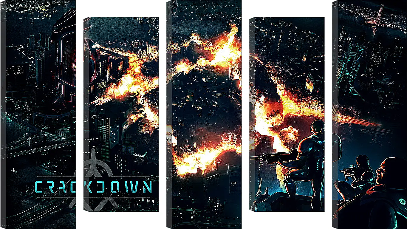 Модульная картина - Crackdown 3
