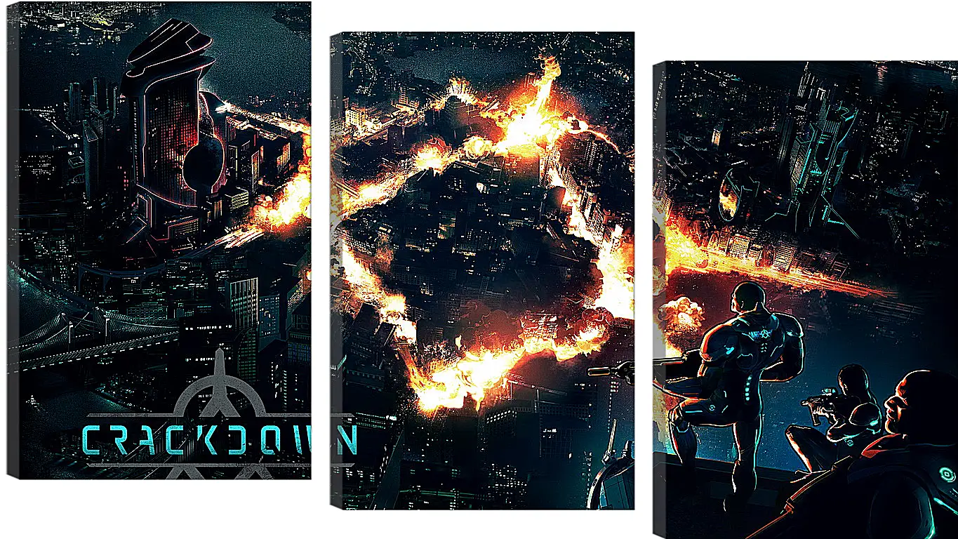 Модульная картина - Crackdown 3
