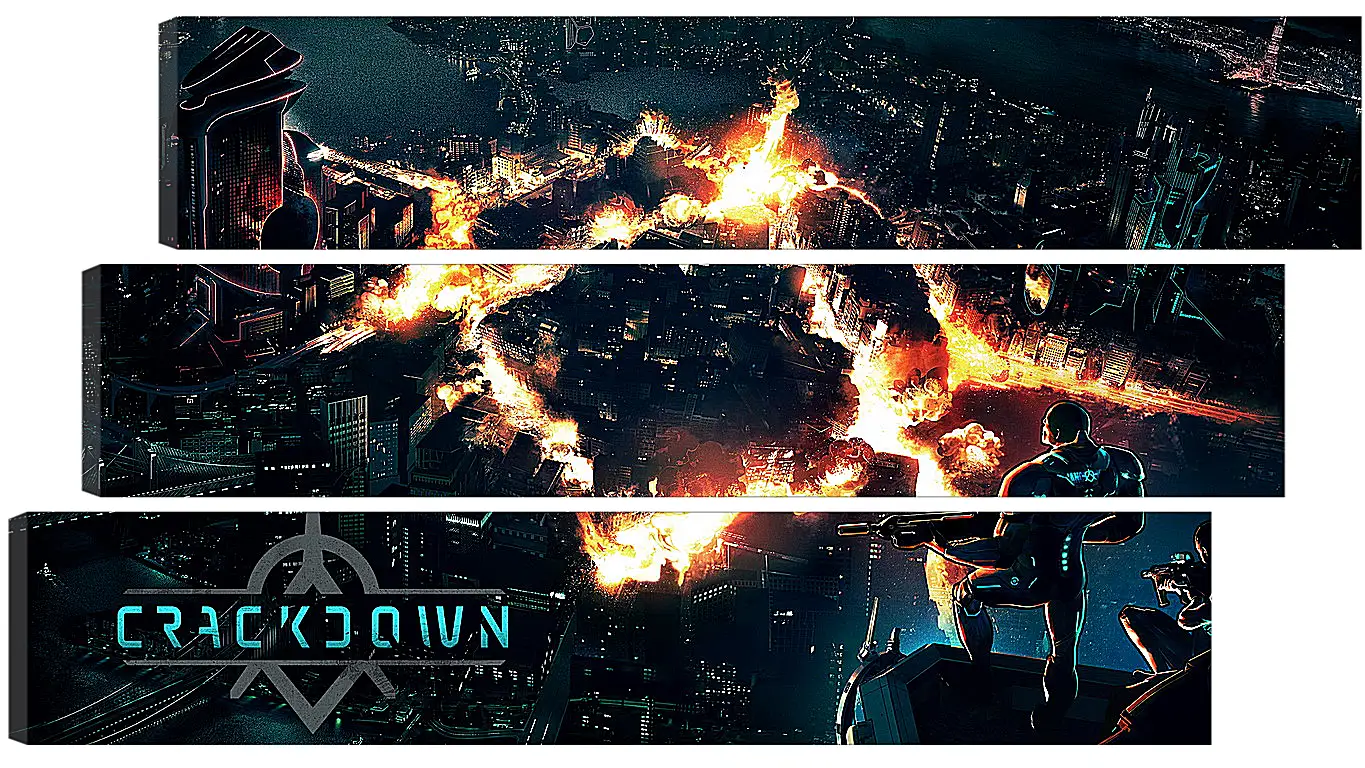 Модульная картина - Crackdown 3
