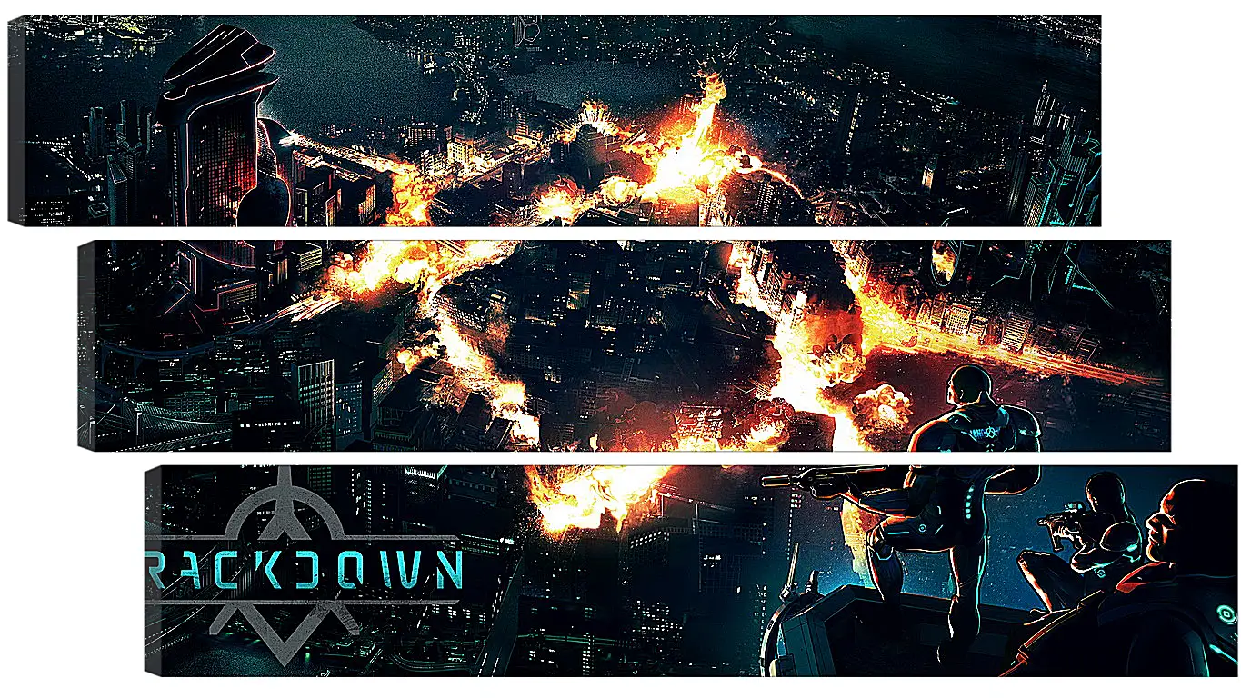 Модульная картина - Crackdown 3
