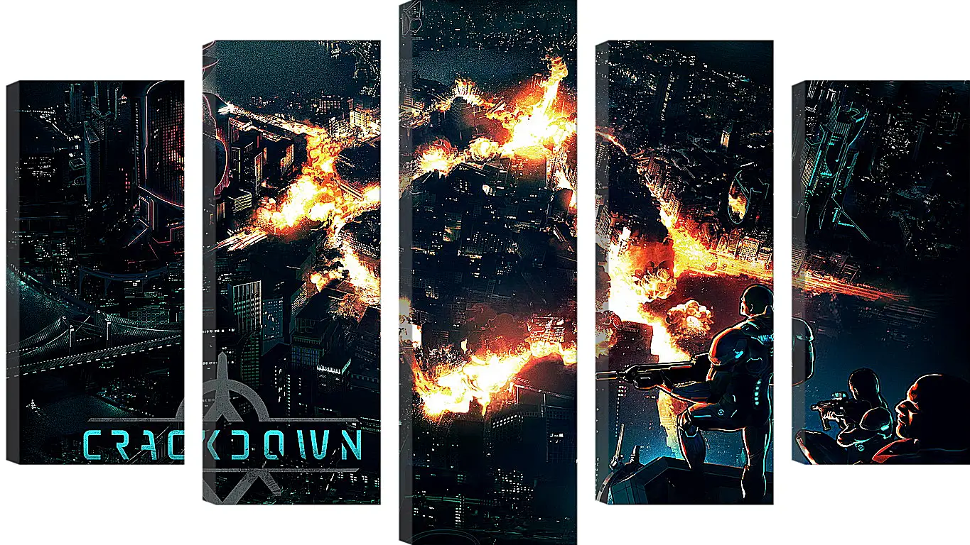 Модульная картина - Crackdown 3
