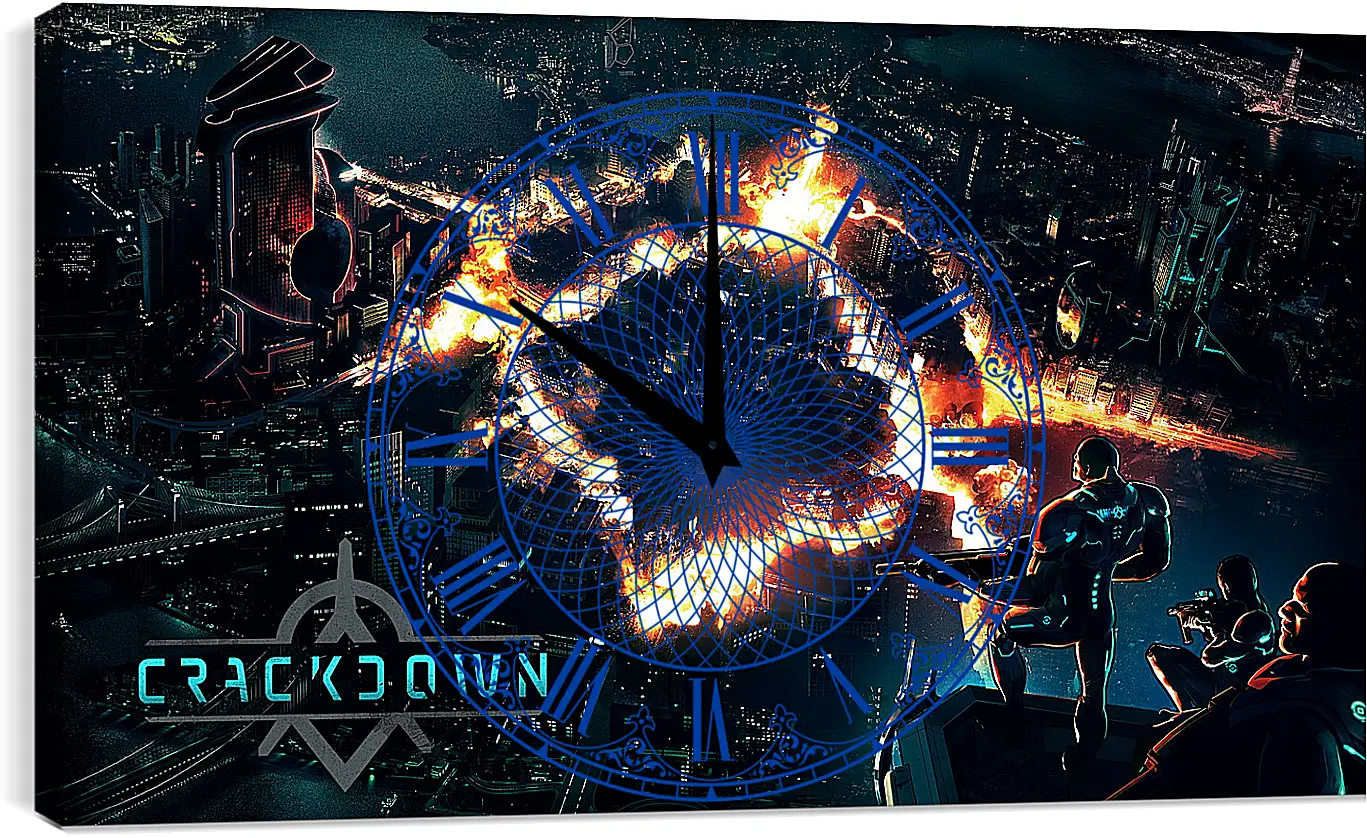 Часы картина - Crackdown 3
