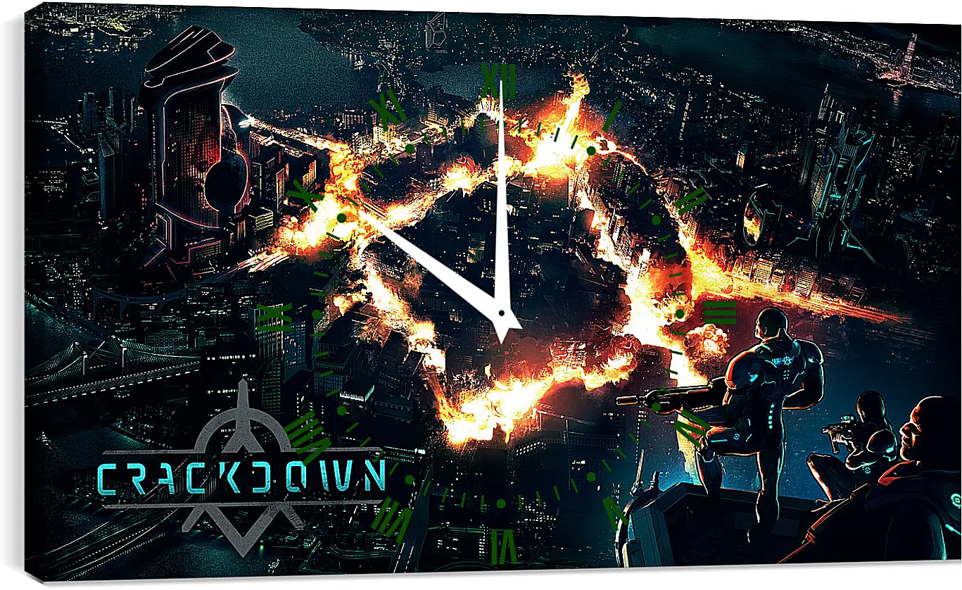 Часы картина - Crackdown 3
