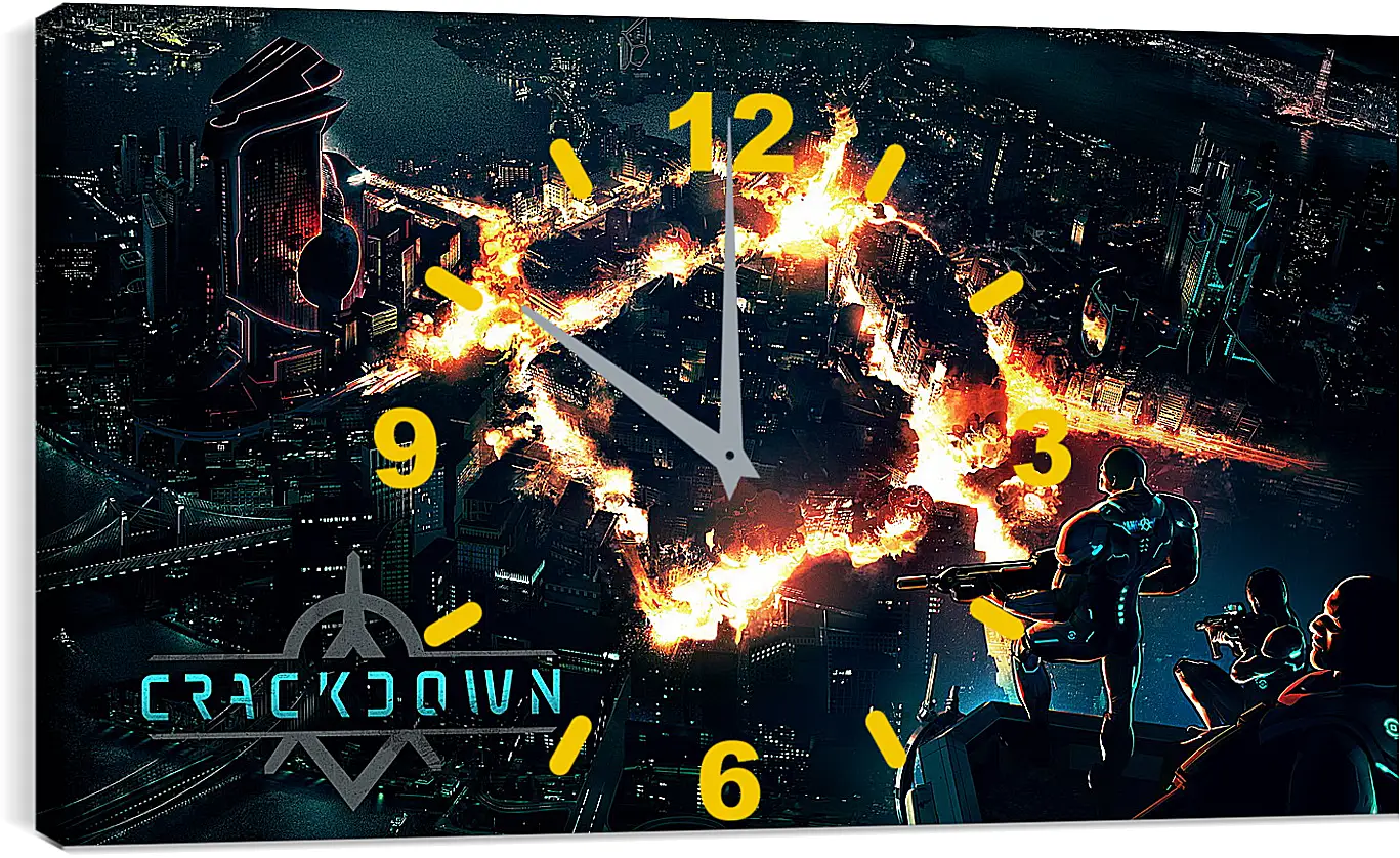 Часы картина - Crackdown 3
