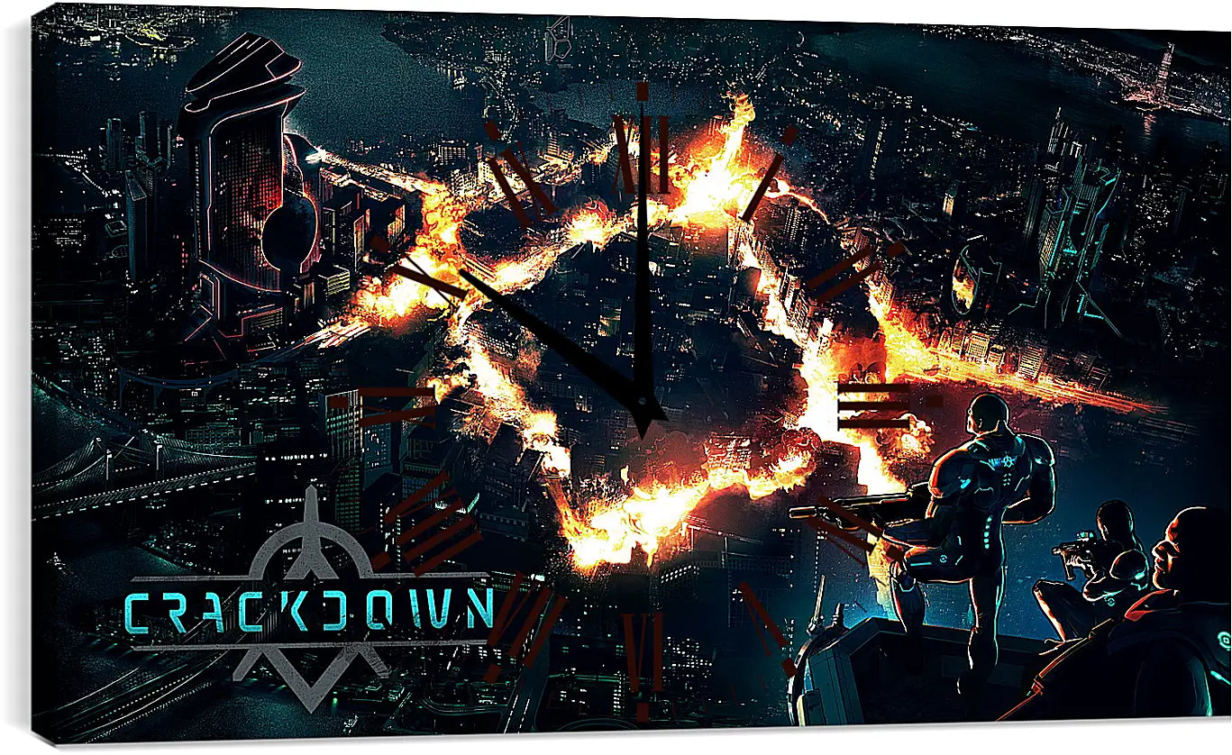 Часы картина - Crackdown 3
