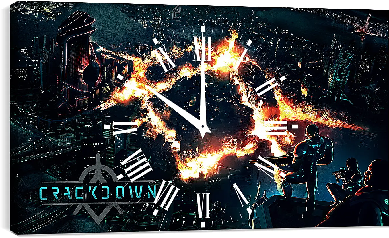 Часы картина - Crackdown 3
