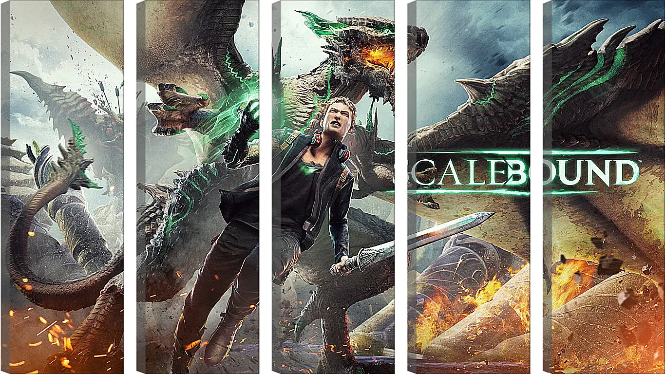 Модульная картина - Scalebound
