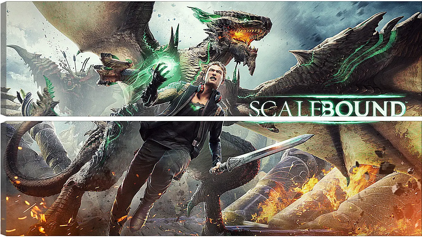 Модульная картина - Scalebound
