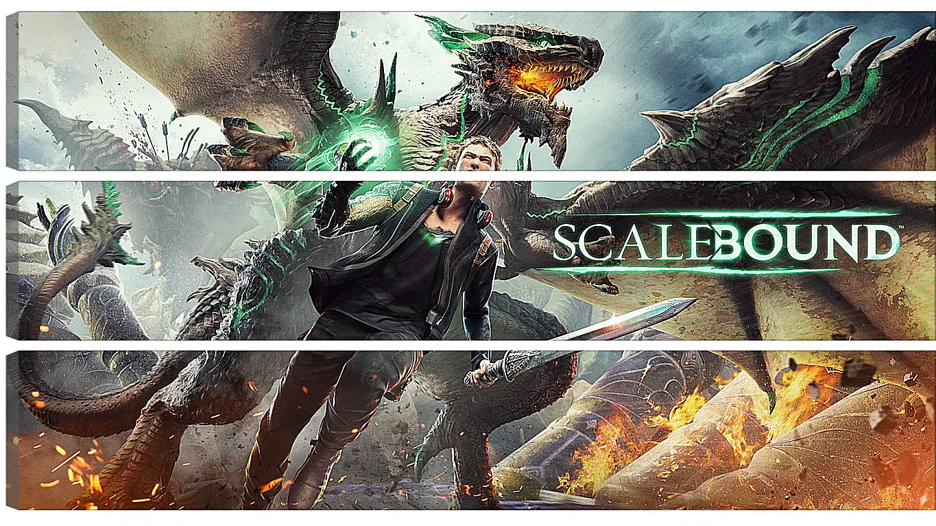 Модульная картина - Scalebound
