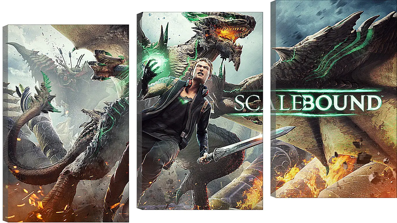 Модульная картина - Scalebound
