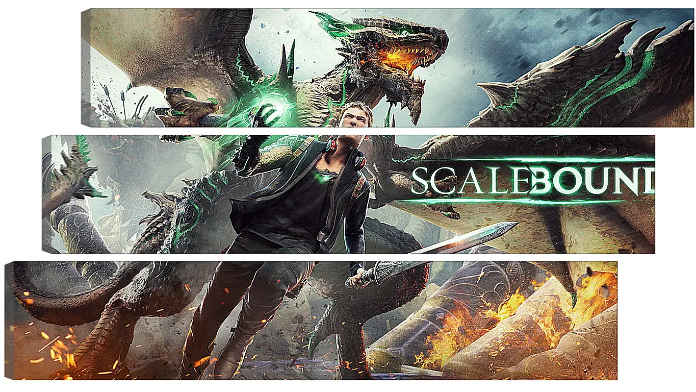 Модульная картина - Scalebound
