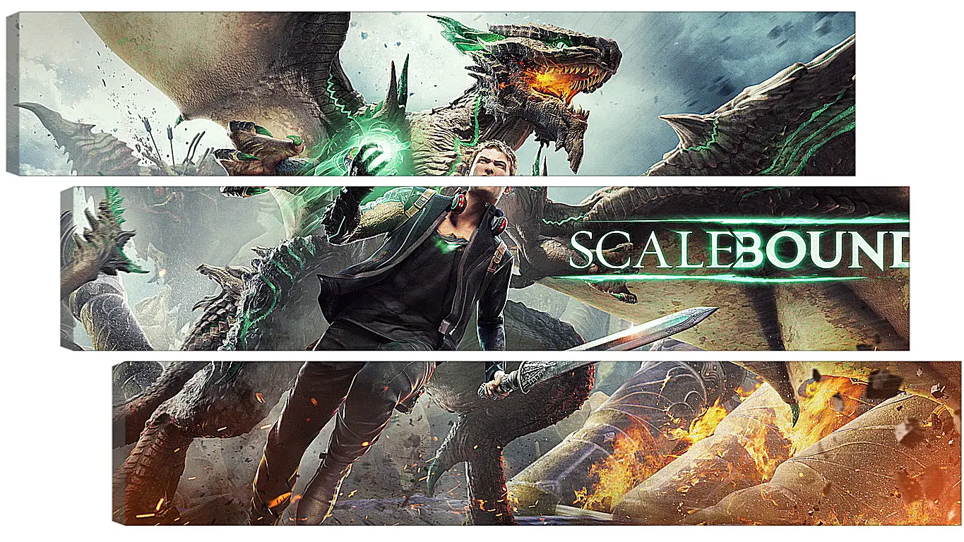 Модульная картина - Scalebound
