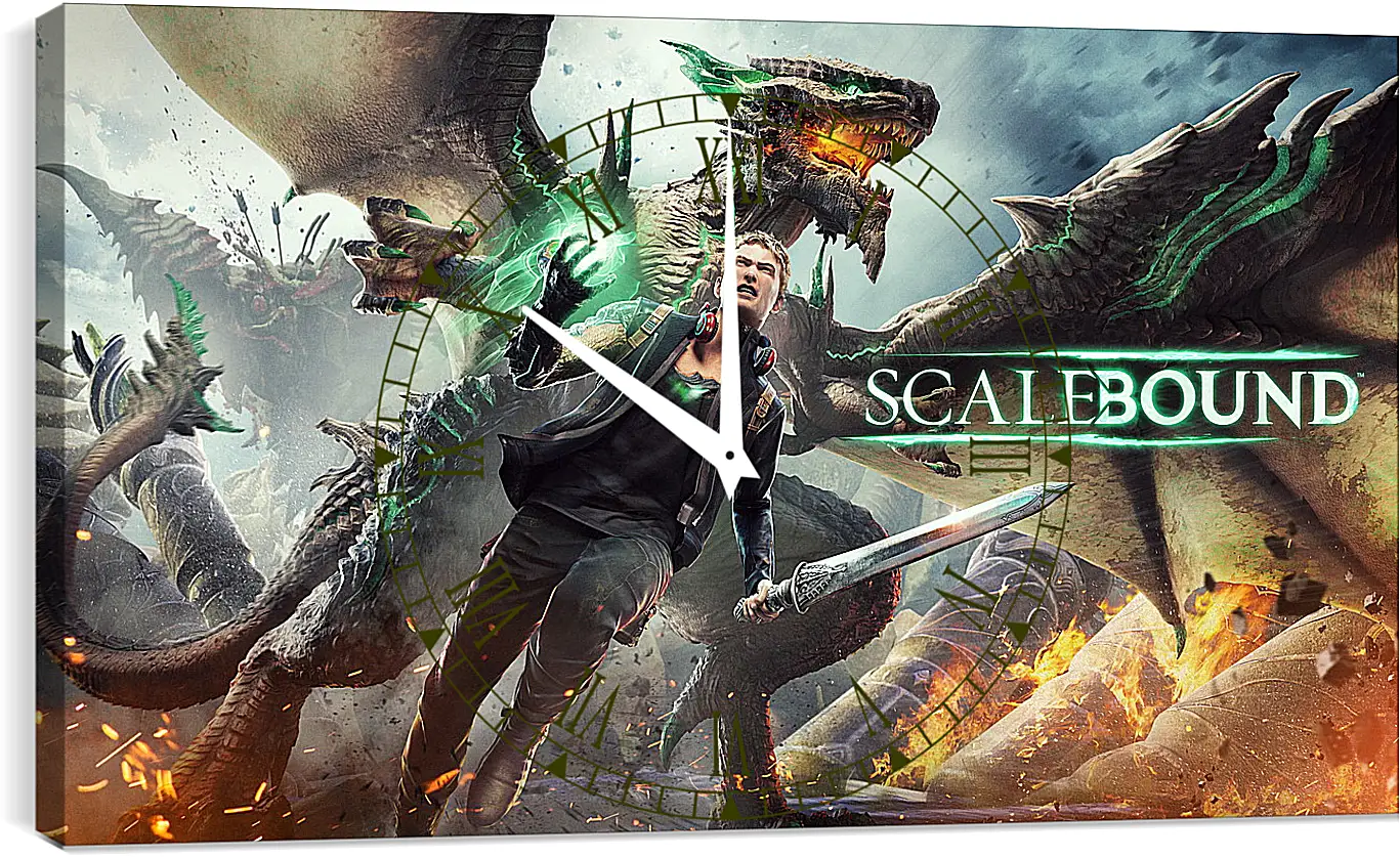 Часы картина - Scalebound
