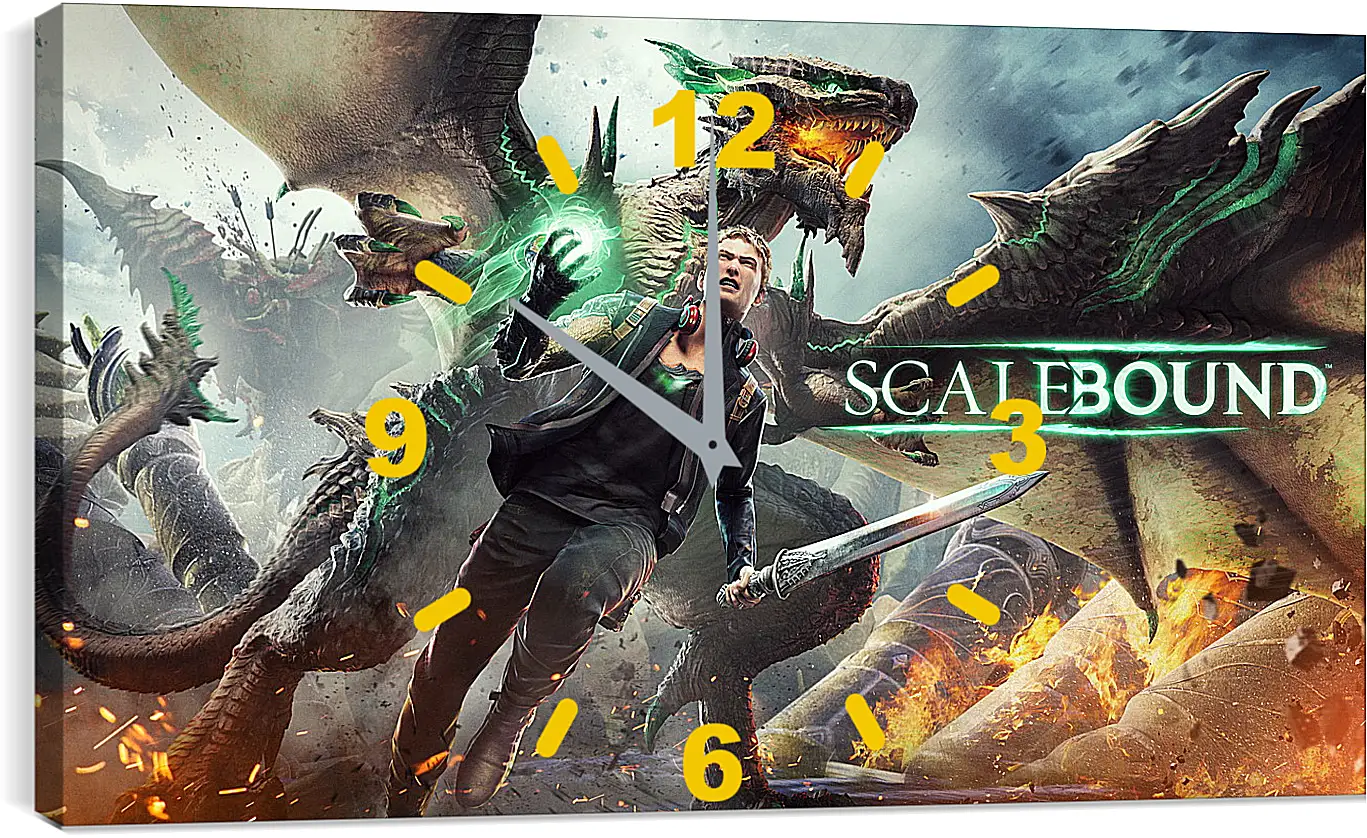 Часы картина - Scalebound
