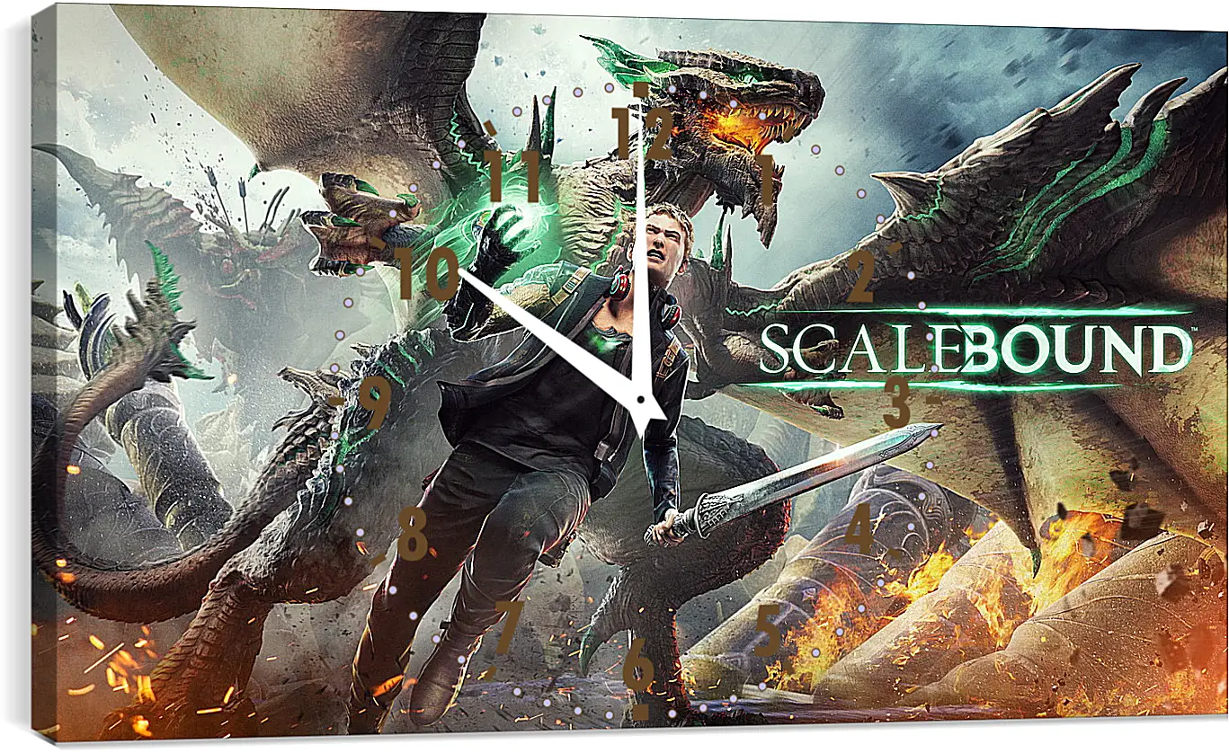 Часы картина - Scalebound
