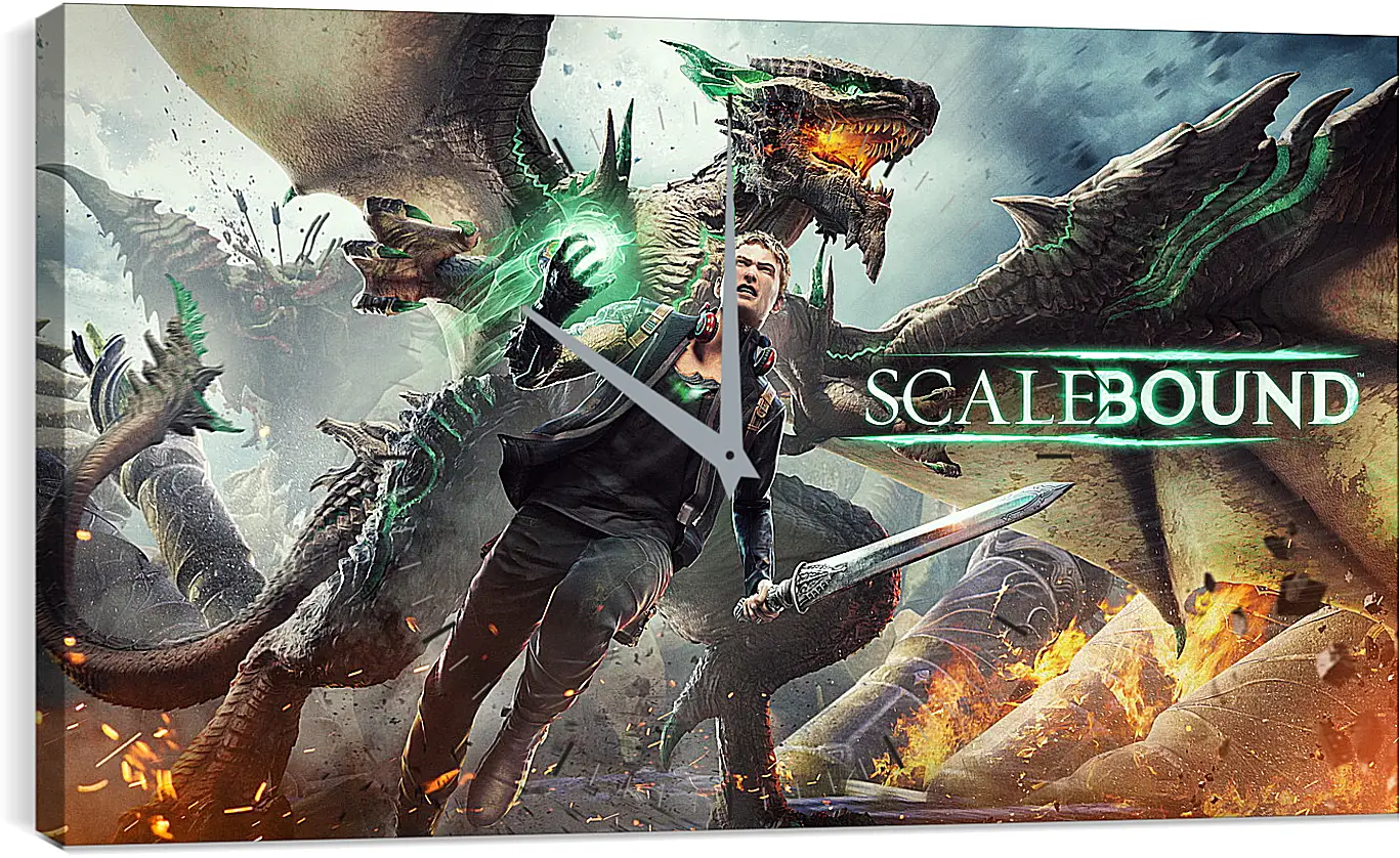 Часы картина - Scalebound
