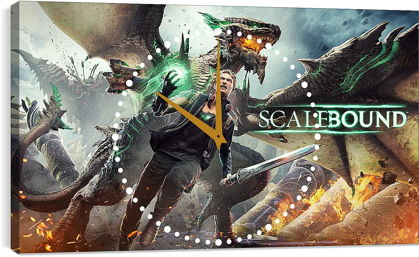 Часы картина - Scalebound
