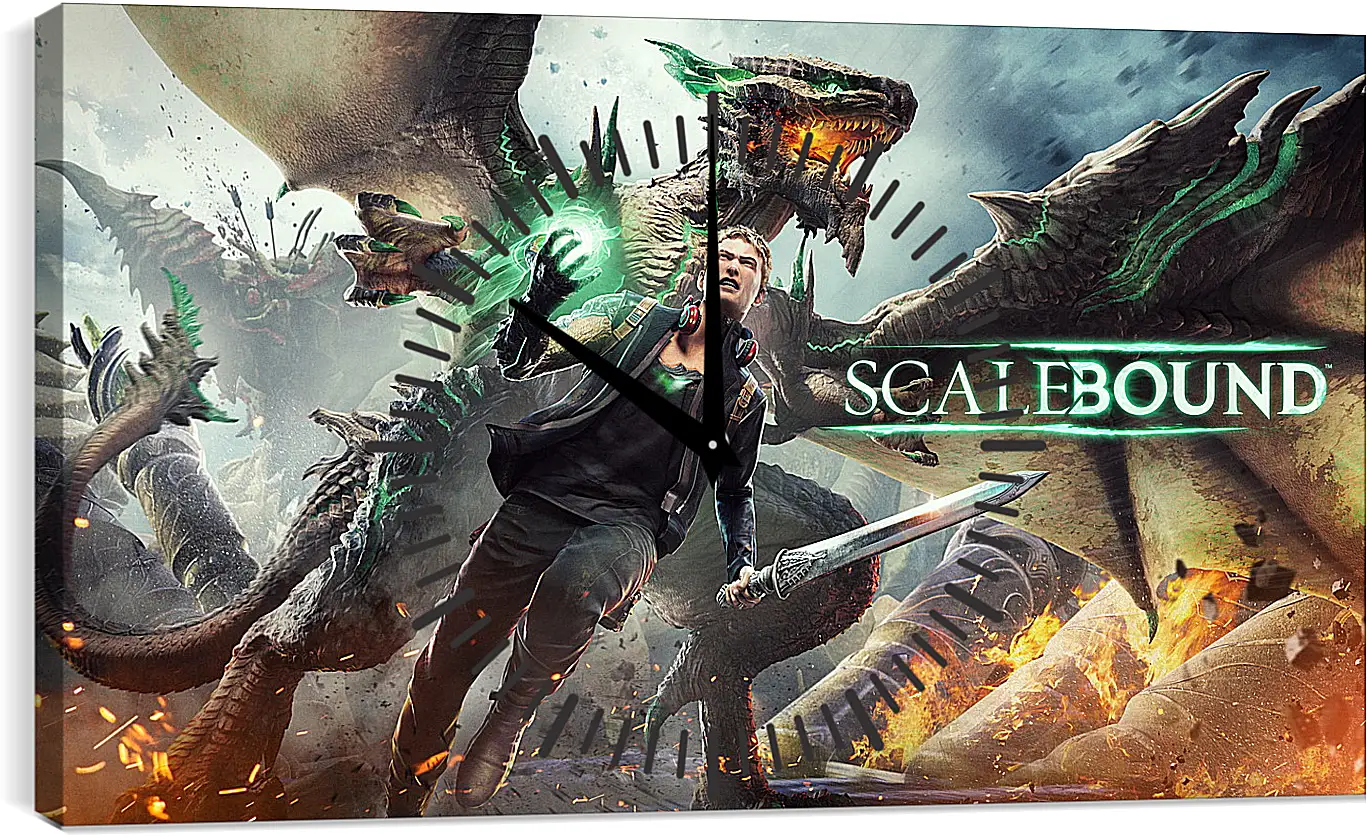 Часы картина - Scalebound
