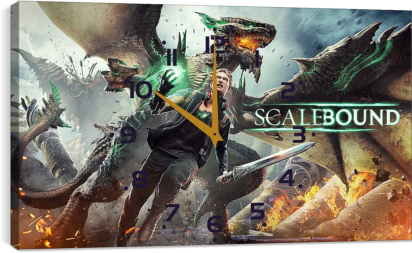 Часы картина - Scalebound
