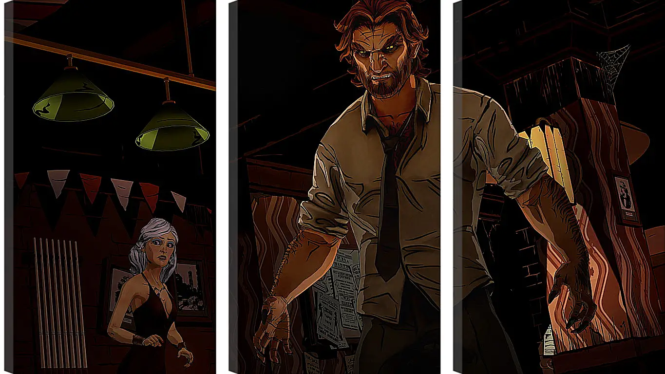 Модульная картина - The Wolf Among Us
