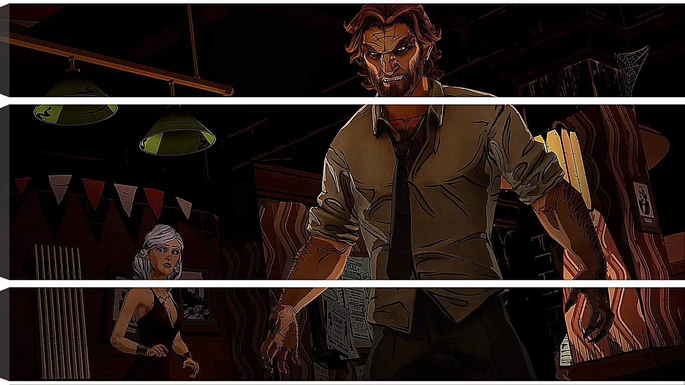 Модульная картина - The Wolf Among Us
