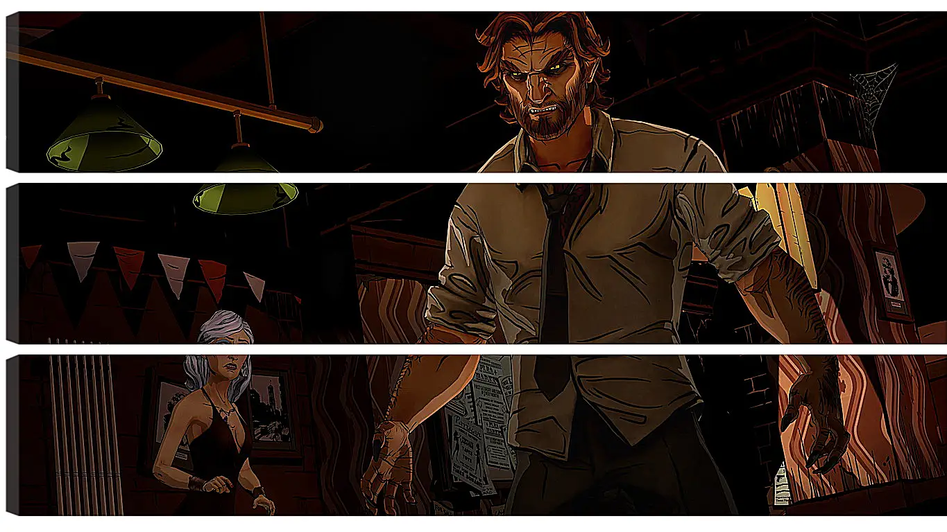 Модульная картина - The Wolf Among Us
